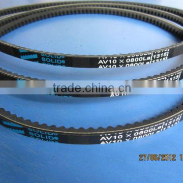 10mm width cogged v belt