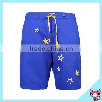 China clothing factory supply blue boardshorts