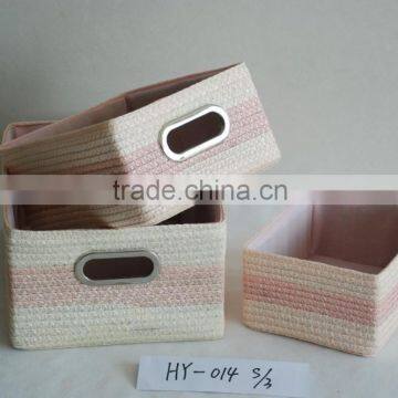 High Quality Newest Design Eco-friendly Wheat Straw Storage Basket photo-4