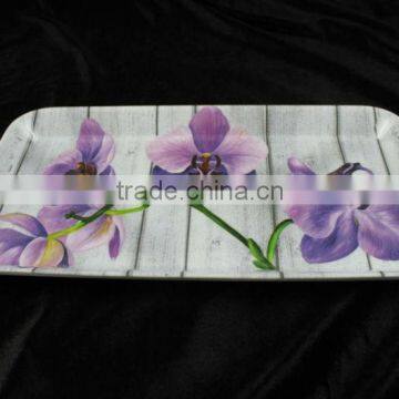 12 inch rectangular melamine tray