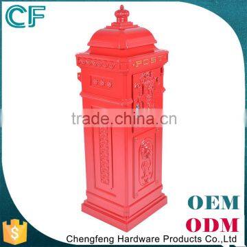The Most Popular Style In Europe 100% Original Material Standing Garden Antique Mail Boxes From China photo-4