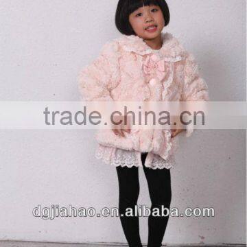 2014 Rabbit Fur Coats For Children