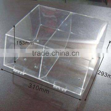 Clear acrylic candy box for supermarket and convenience stores