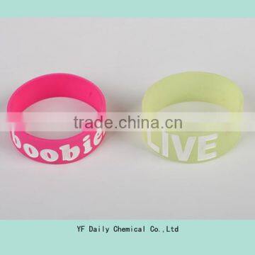 letter printed silicon mosquito repellent bands