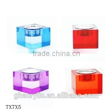 GH-RZ591 Innovative design acrylic candlestick Holders ,customized acrylic candlestick Holder