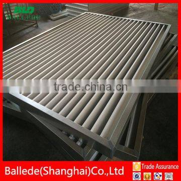 Custom Aluminum Blade Curtain Wall Louver for Sunshade Waterproof photo-4