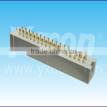 Dongguan ISO certificate 2.54mm pitch two rows 180 degree box header connector