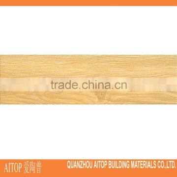 Lightweight wooden finish floor paneling plank tile 150x800mm