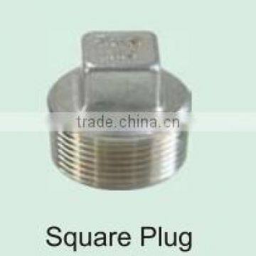 investment casting carbon/stainless steel pipe fittings plug