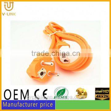 Black European Standard Male Power Cord Plug for LCD HDTV CRT Monitor Hometheater Video Projector photo-4