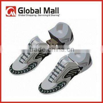 Shoes Design USB Flash Drives with 64MB to 32GB Capacity