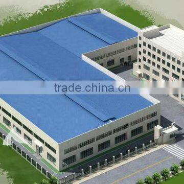 Heavy duty large span workshop steel structure