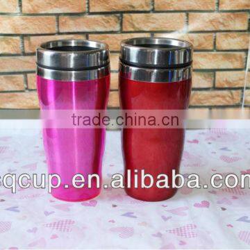 450ml double wall stainless steel travel mug or stainless steel coffee mug