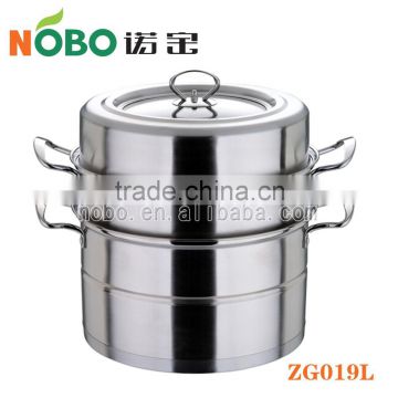 High quality stainless steel kitchen equipment steamer pot for dim sum and steamed bun