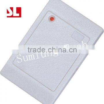 White External13.56MHz Waterproof RFID IC Card Reader for Security system Wiegand 26/34 11