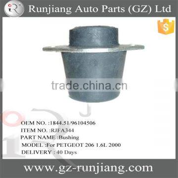 OEM NO.1844.51 / 96104506 auto rubber engine bushing for PETGEOT 206 1.6L 2000