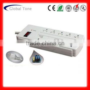 8-outlet American power strip with transformer spaced power outlet