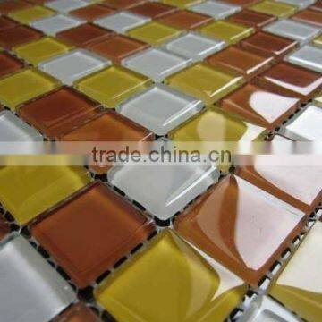 new design square crystallized bathroom glass wall tile (YX-CT67)