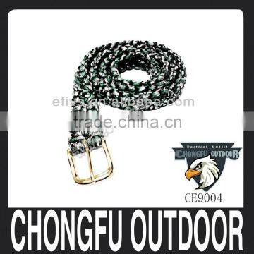 outdoor activities survival polyester paracord belt 550 rope