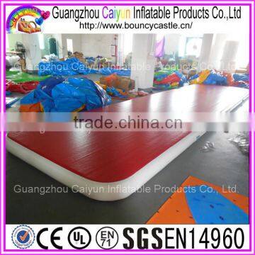 GZCY Hot Sale Red Gym Inflatable Air Tumble Track