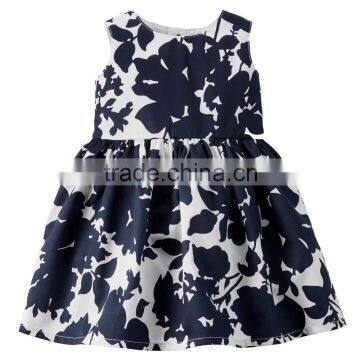 Little girl Summer casual baby cotton flower dress