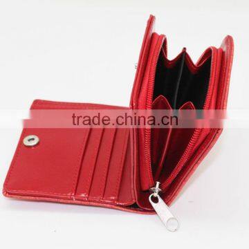 Guangzhou New Design PU Red Lace Lady Wallet photo-4