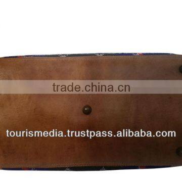 Moroccan Kilim Bags Handmade by Kilim and Genuine Leather Blue Kilim Carpet photo-5