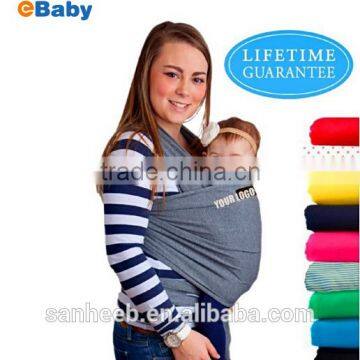 Manufacture direct sales baby sling carrier stretchy baby wrap carrier with cheap price