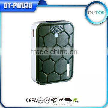 High Quality Tortoise Surface Shape Dual USB Power Bank 8800mah