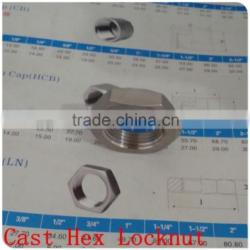 3/4" BSPP Hexagonal Lock Nut in 150lb Rating