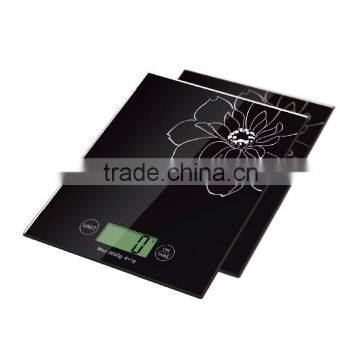 New Arrival 5kg/1g Tempered Glass Digital Kitchen Scale High Precision Food Scale