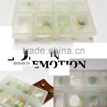 8case plastic pill container pill case medicine case pill box