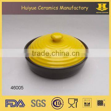 heat resistant ceramic casserole, casserole with lid