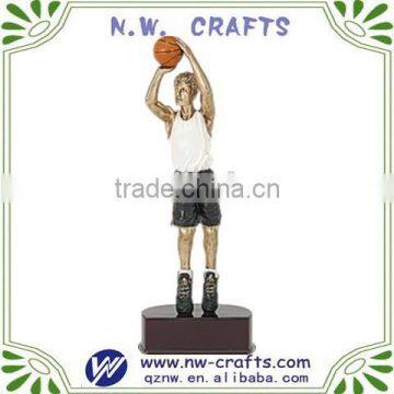 Polyresin basketball figure