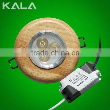china winsun 8 inch dimmable led down light,nichia led,wood down lamp