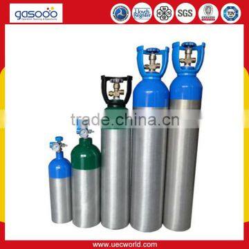 EN1975 Standard 10L CO2 Cylinder Aluminum for Beverage Beer CO2