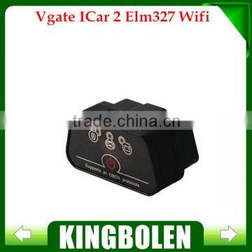 Hot Sale !Vgate wifi Icar 2 ELM327 scanner Icar2 Elm 327 For Android PC iPhone iPad Icar2 Vgate Car Diagnostic interface