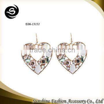 Factory Direct Wholesale Crystal Fashion Zircon Earrings