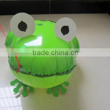 Hot sale Frog mane walking pet balloon,animal shape air walking pet balloon, Helium pet balloon for party/Child Gift