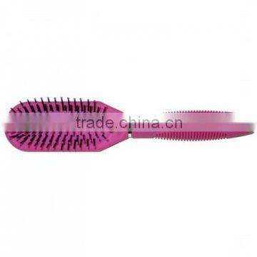 Long Pink Cushion Hairbrush