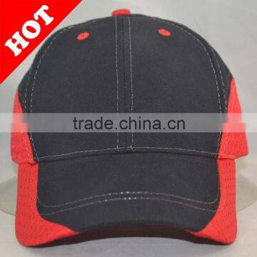 2014 100% Cotton Twill Baseball cap with Mesh Back