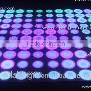 2015 newest patent dynamic point circled shape led dance floor , DMX controled cheap portable dance floor ,led dance floor