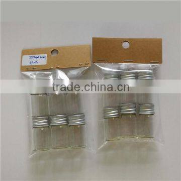 22*40mm glass mini small packaging bottle