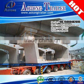 Concrete Bridge 100 tons-500 tons Hydraulic Modular Trailer Truck Trailer for sale