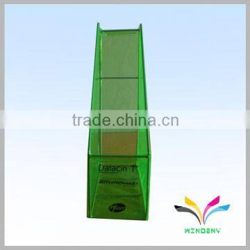 Sample style metal wire plastic file rack counter display by zhejaing manufacturer