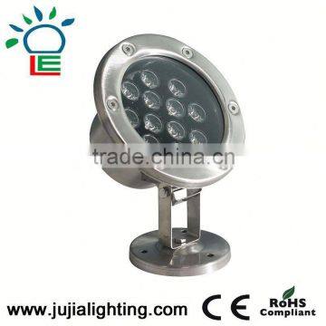IP68 DMX control RGB 316 Stainless steel mceti-color dimmable 9W LED underwater light
