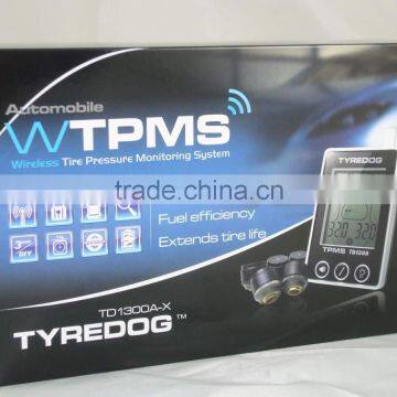 New TFT 2 way alarm+Tpms tire pressure monitoring system