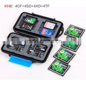 LYNCA KH8-4 Water-Resistant Anti-shock Memory Card Case for 4CF+4SD+4XD+4TF