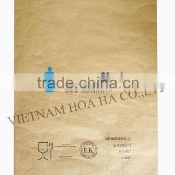 Vietnam Kraft Paper Laminated 50kg Cement Paper Bag