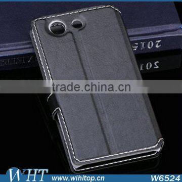 Wholesale Stand Flip PU Leather Case for Sony Xperia Z4 Compact photo-5